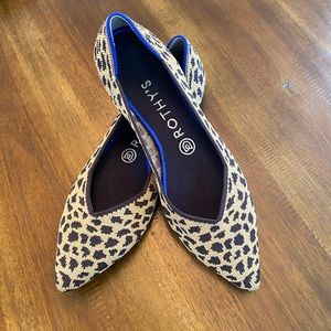 Rothy’s leopard print - The Point - Size 8
